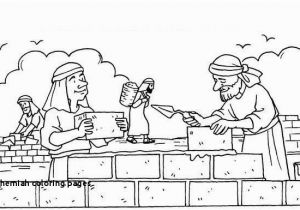 Nehemiah Builds the Wall Coloring Page Nehemiah Coloring Pages Nehemiah and the Wall Sunday School Lessons