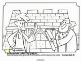 Nehemiah Builds the Wall Coloring Page Nehemiah Coloring Pages Nehemiah and the Wall Sunday School Lessons