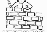 Nehemiah Builds the Wall Coloring Page Wall Coloring Page