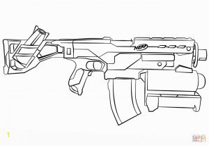 Nerf Blaster Coloring Page Coloring Free Clipart 271