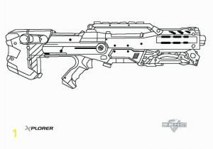 Nerf Blaster Coloring Page Nerf Coloring Pages to Print – Pusat Hobi