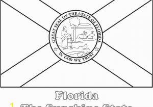 New Jersey State Flag Coloring Page Printable Florida State Flag to Color From Netstate