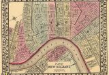 New orleans Wall Murals New orleans La 1880 Map