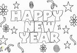 New Year Coloring Pages Free Printables Happy New Year 2017 Coloring Pages Coloring Home