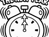 New Year Coloring Pages Free Printables New Year S Clock Coloring Page
