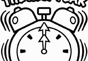 New Year Coloring Pages Free Printables New Year S Clock Coloring Page