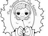 New Years Coloring Pages Printable New Years Baby Coloring Page