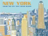 New York City Skyline Coloring Pages Buy Ultimate Coloring New York Color the City that Never