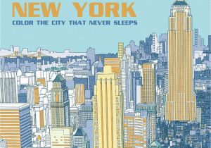New York City Skyline Coloring Pages Buy Ultimate Coloring New York Color the City that Never