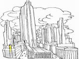 New York City Skyline Coloring Pages New York Skyline Coloring Page at Getdrawings