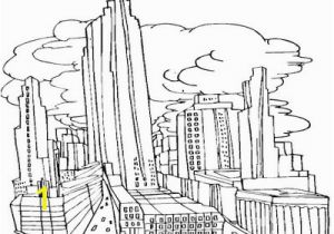 New York City Skyline Coloring Pages New York Skyline Coloring Page at Getdrawings