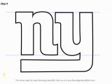 New York Giants Logo Coloring Page Learn How to Draw New York Giants Logo Nfl Step by Step