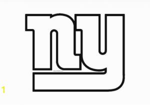 New York Giants Logo Coloring Page New York Giants Logo Coloring Page