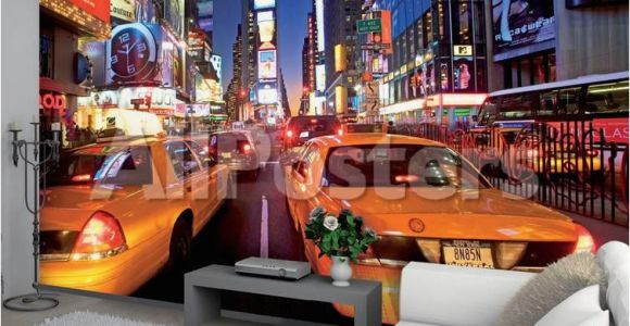 New York Murals for Walls New York Times Square Wallpaper Mural Wallpaper Mural by Allposters