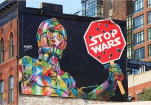 New York Murals for Walls Stop Wars" by Kobrastreetart In New York Locatio