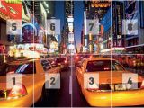 New York Taxi Wall Mural Fototapete Tapete New York Times Square Taxi Bei Europosters