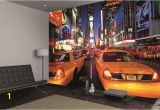 New York Taxi Wall Mural Fototapete Tapete New York Times Square Taxi Bei Europosters