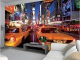 New York Taxi Wall Mural New York Times Square Wallpaper Mural Wallpaper Mural at Allposters