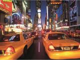 New York Times Square Wall Mural Fototapete Tapete New York Times Square Taxi Bei Europosters Kostenloser Versand