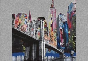 New York Times Square Wall Mural New York City Graffiti Sticker Josh S Bedroom