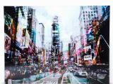 New York Times Square Wall Mural Times Square Glass Picture 90cm X 120cm