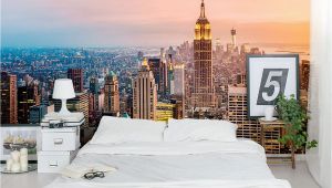 New York Wall Murals for Bedrooms New York Skyline Wall Mural Home Decor