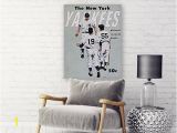 New York Yankee Wall Murals New York Yankees Print Vintage Baseball Poster Retro