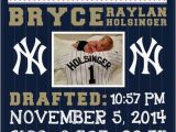 New York Yankees Wall Murals Mlb New York Yankees Baseball Wall Art Birth Announcement