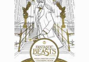 Newt Scamander Coloring Pages Pottermore Releases Fantastic Beasts Screenplay & Behind