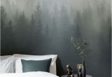 Next Wall Murals Deep Green Ombre forest Wall Mural In 2019