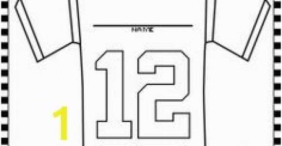 Nfl Jersey Coloring Pages Football Coloring Pages & Sheets for Kids