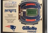 Nfl Stadium Wall Murals New England Patriots Wooden 25 Layer Stadiumview 3d Wall Art