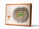 Nfl Stadium Wall Murals Tennessee Volunteers 5 Layer Wooden Replica Stadiumview 3d Wall Art