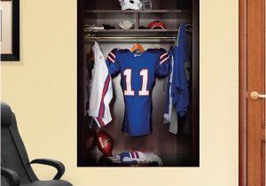 Nfl Wall Murals Buffalo Bills Locker Mural Buffalo Bills Nfl Put This In Closet