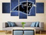 Nfl Wall Murals Carolina Panthers Wall Art Canvas Football Sport Wall Nfl