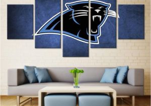 Nfl Wall Murals Carolina Panthers Wall Art Canvas Football Sport Wall Nfl