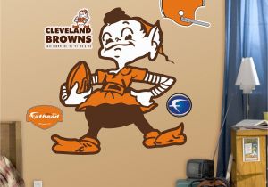 Nfl Wall Murals Cleveland Browns Classic Logo Giant Ficially Licensed Nfl