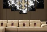 Nfl Wall Murals New orleans Saints Football Canvas Print