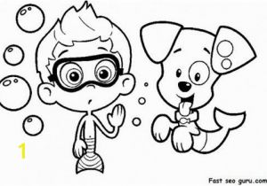 Nick Jr Coloring Pages Bubble Guppies Bubble Guppies Printable Coloring Sheets