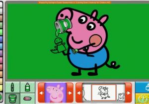 Nick Jr Coloring Pages Peppa Pig Peppa Pig George S Easter Basket Nick Jr Coloring Book Creativity