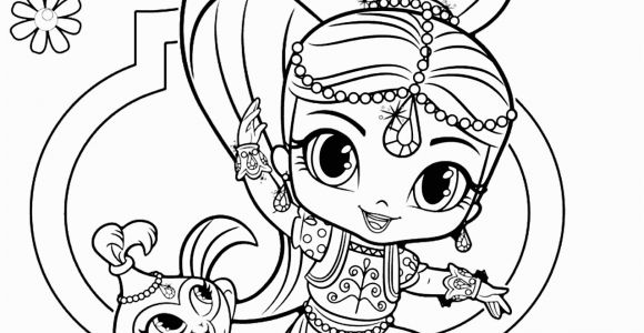 Nick Jr Shimmer and Shine Coloring Pages Nick Jr Shimmer and Shine Free and Printable