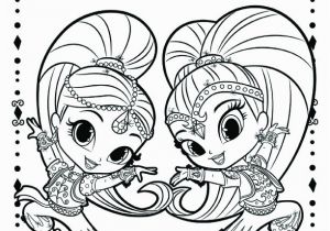 Nick Jr Shimmer and Shine Coloring Pages Shimmer and Shine Coloring Pages to Print Coloring Pages