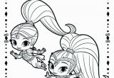 Nick Jr Shimmer and Shine Coloring Pages Shimmer Shine Nick Jr Coloring Sheet