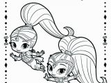 Nick Jr Shimmer and Shine Coloring Pages Shimmer Shine Nick Jr Coloring Sheet