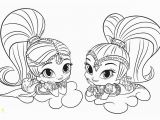 Nick Jr Shimmer and Shine Coloring Pages Shine and Shimmer Coloring Pages Nick Jr Sketch Coloring Page