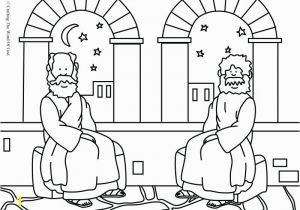 Nicodemus Coloring Page Nicodemus Meets Jesus Coloring Pages