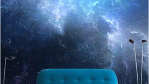 Night Sky Wall Mural Night Sky with Nebula Wall Mural