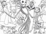 Nightmare before Christmas Adult Coloring Pages Nightmare before Christmas Coloring Pages Part 3