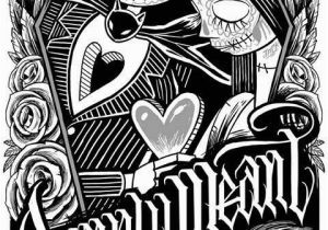 Nightmare before Christmas Adult Coloring Pages Nightmare before Christmas Jack and Sally Wallpaper