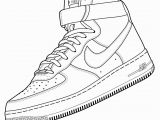 Nike Air force 1 Coloring Page Af1 Coloring Pages